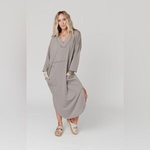 NWT Three Bird Nest Meadow Long Sleeve Maxi Dress Size Medium